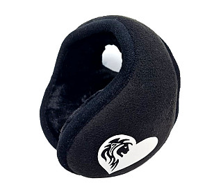 Black Ear Muffs - Cozy ear muffs to keep your ears warm. (One size, adjustable)